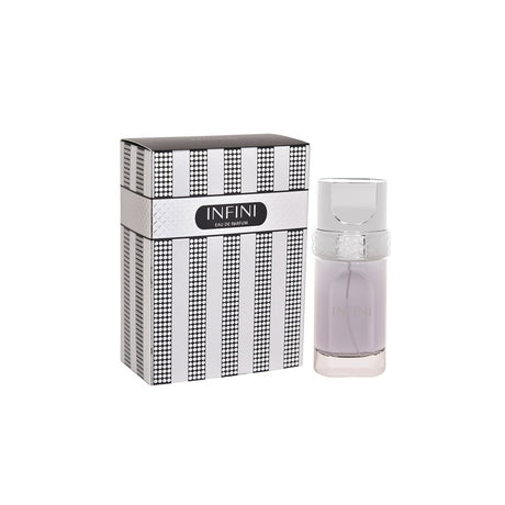 Khadlaj Infini edp 100ml Unisex, una fragancia única que combina frescura y elegancia. ¡Descúbrelo ahora y transforma tu aroma diario!-1