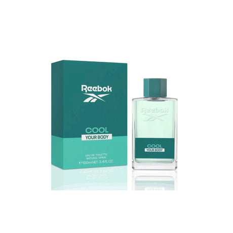 Reebok Cool Your Body Edt 100ml Hombre, fragancia fresca y energizante para el hombre activo. ¡Descúbrelo ahora y revitaliza tu día!-1