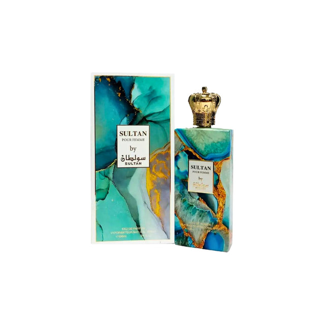 Sultan Pour Femme Edp 100ML Mujer, una fragancia cautivadora que resalta tu elegancia. ¡Descúbrelo y deslumbra hoy mismo!-1