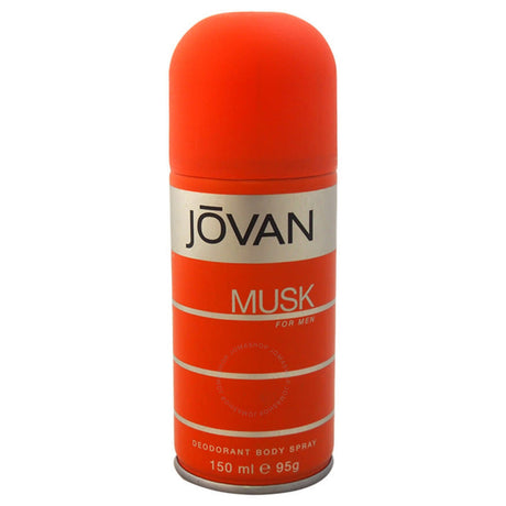 Jovan Musk Desodorante Spray Corporal 150 Ml Hombre. Proporciona frescura duradera y confianza. ¡Compra ahora y siente la diferencia!-2