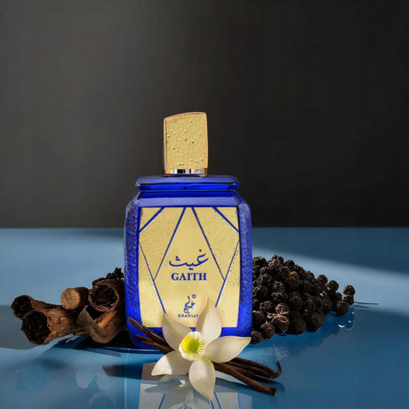 Khadlaj Gaith Edp 100 Ml Hombre, una fragancia intensa y sofisticada. Perfecta para destacar tu personalidad. ¡Descúbrela ahora!-2