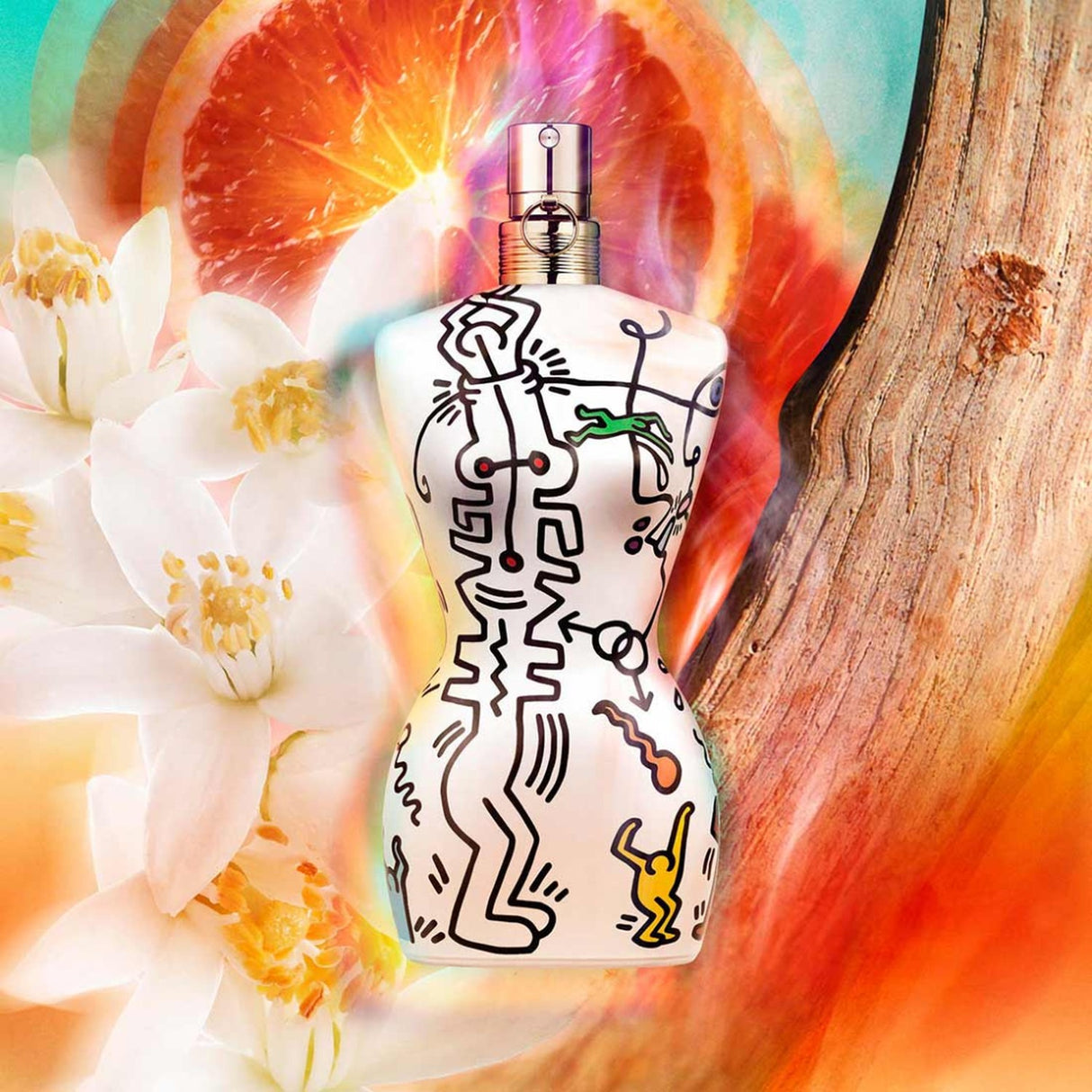 Jean Paul Gaultier Classique Pride EDT 2024 100ml Mujer. Fragancia única que celebra la diversidad. ¡Descúbrelo y destaca tu esencia hoy!-3