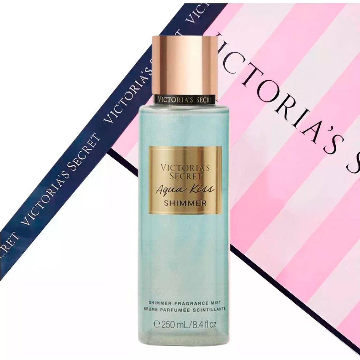 Victoria Secret Aqua Kiss Shimmer Body Splash 250Ml Mujer. Fragancia fresca y luminosa que realza tu piel. ¡Descúbrelo ahora y brilla!-2