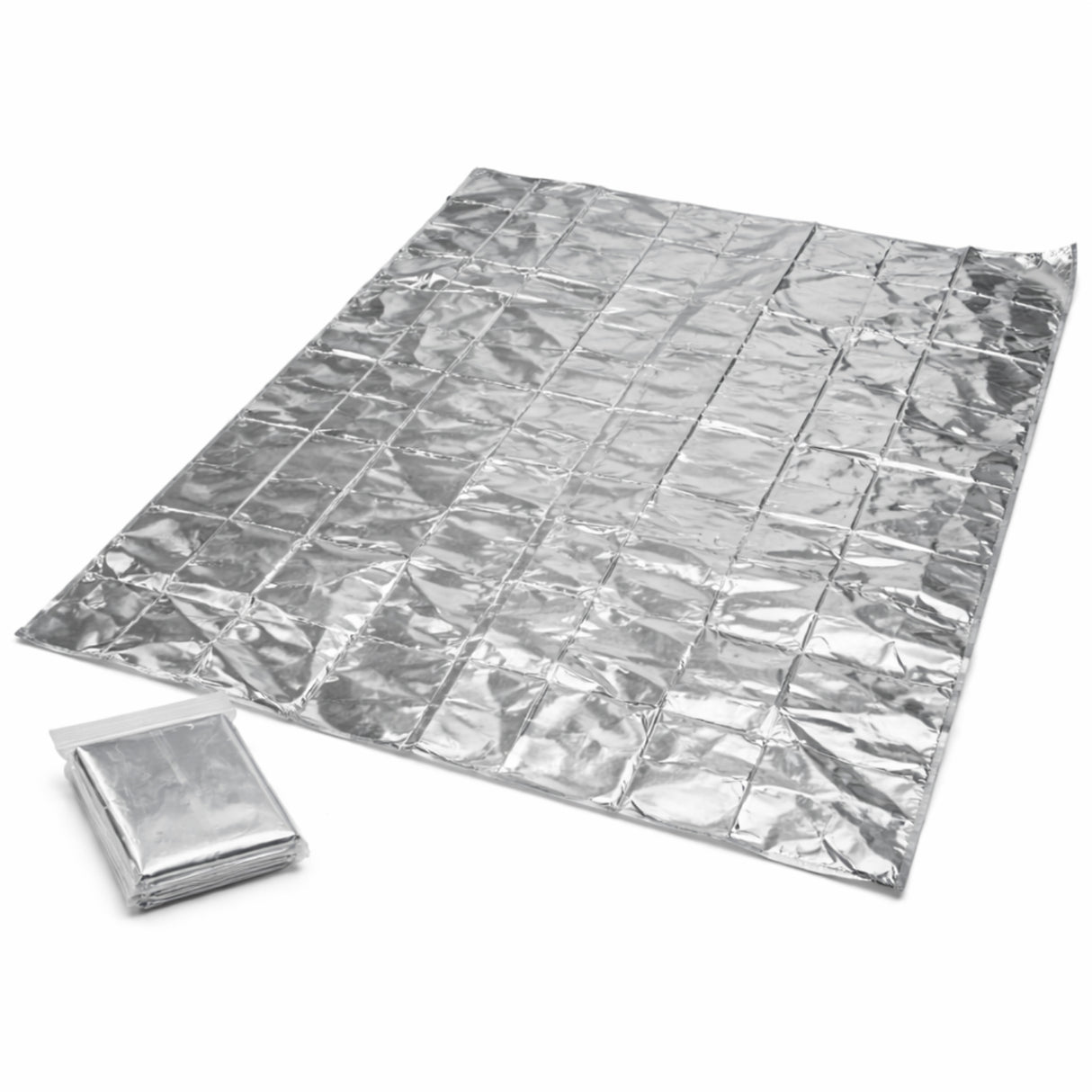 Manta Térmica de Aluminio para Emergencia Reutilizable 130x210cm | Disparo.cl