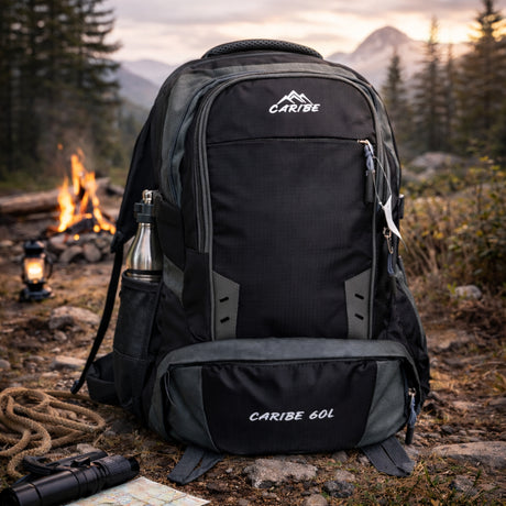 Mochila Trekking 60L Caribe Camping Outdoor | Disparo.cl