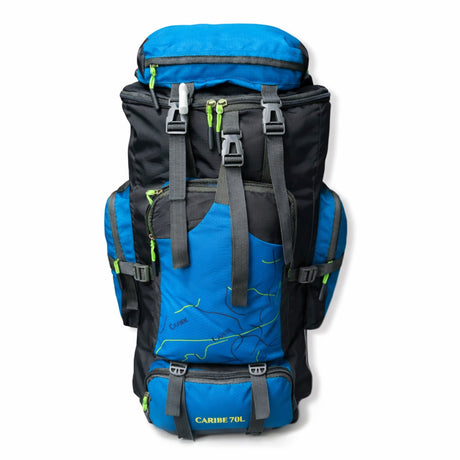 Mochila Trekking 70L Caribe Camping Outdoor | Disparo.cl