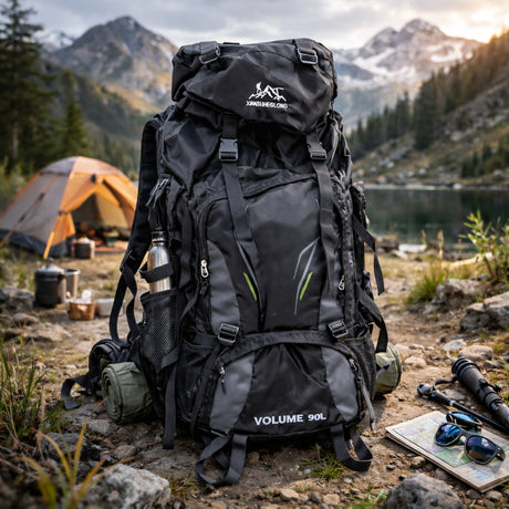 Mochila Trekking Camping 90L Impermeable Outdoor | Disparo.cl