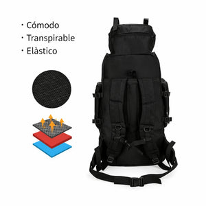 Mochila Trekking Camping 90L Impermeable Outdoor | Disparo.cl