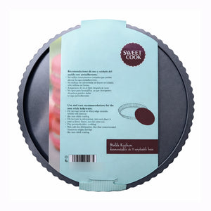 Molde Kuchen 26 cm Antiadherente con Base Desmontable