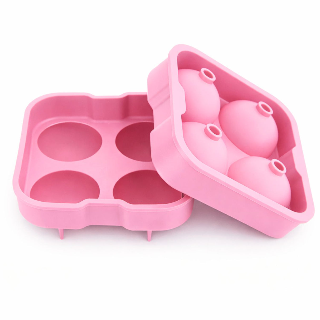 Molde para Hielo de Silicona 4 Cavidades Reposteria Cocina | Disparo.cl