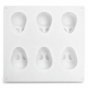 Molde de Silicona Conejos 6 Cavidades para Reposteria Cocina