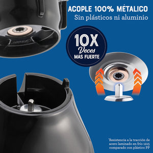 Licuadora Oster® 2 Velocidades y Vaso de Vidrio Boroclass. Potente y duradera, ideal para recetas saludables. ¡Compra ahora y transforma tu cocina!-7