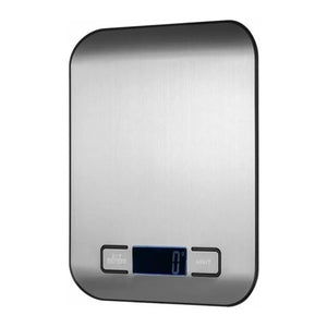 Balanza De Cocina Plateada 18cm Precisión Alta Calidad