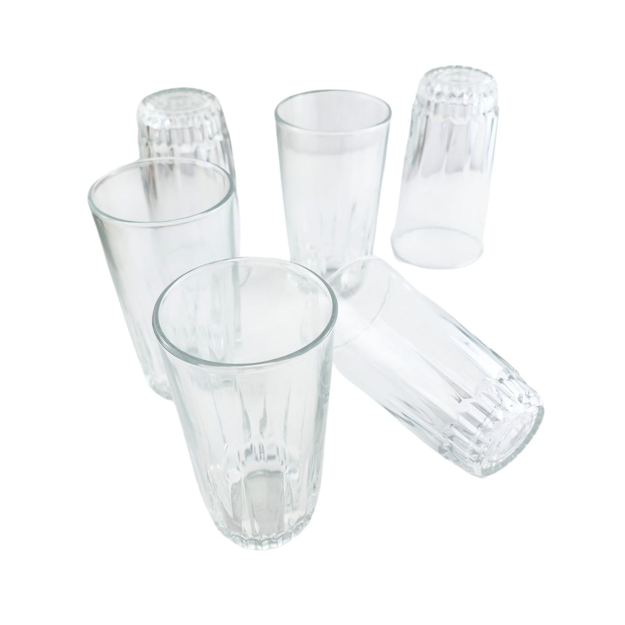 Set 12 Vasos Altos Whisky Cristar Prisma Rocks 335mL
