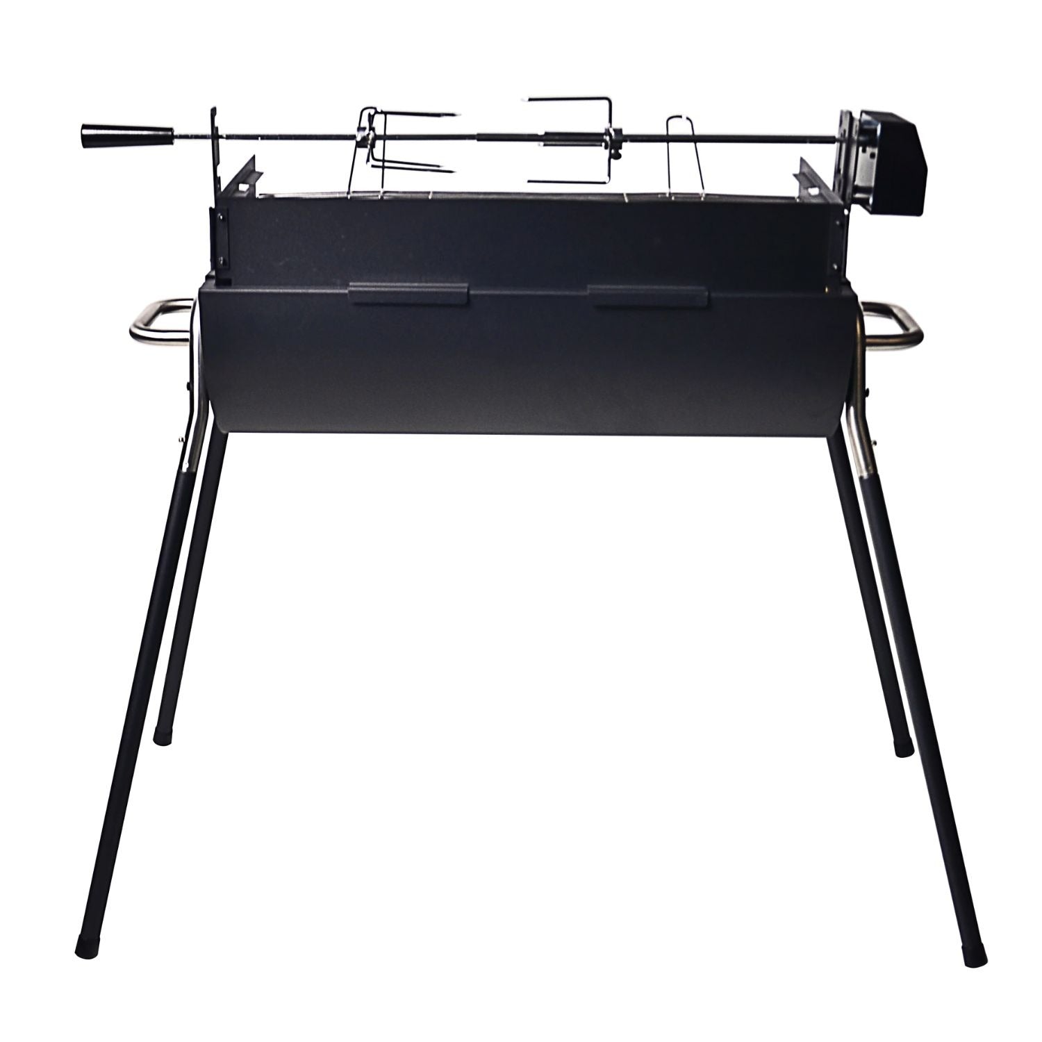 Parrilla a Carbon Altura Ajustable con Spiedo Wayu de atras