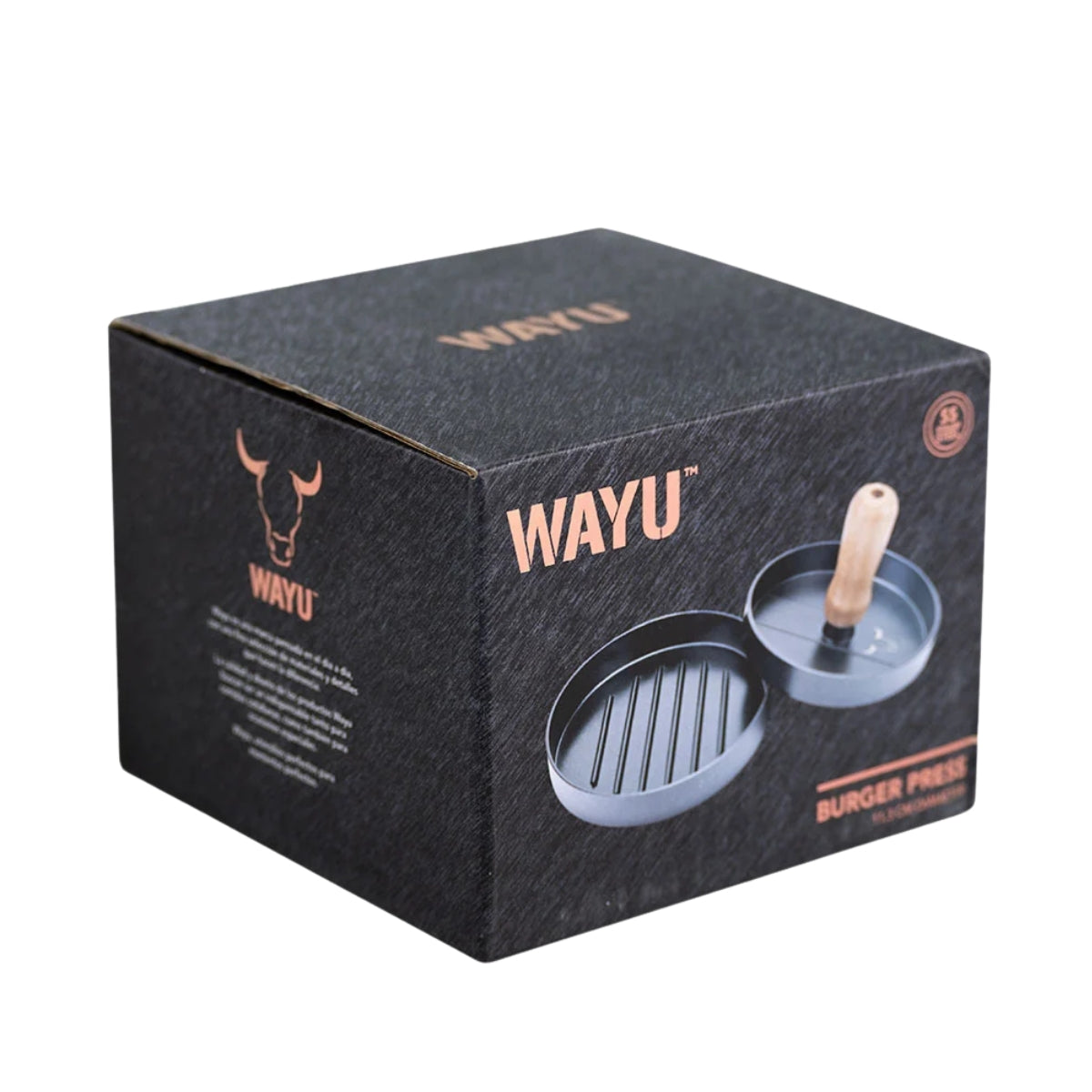 Prensa Para Hamburguesas de 11 cm Wayu caja