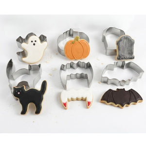 Set 6 Cortadores Galletas Acero Inoxidable Halloween