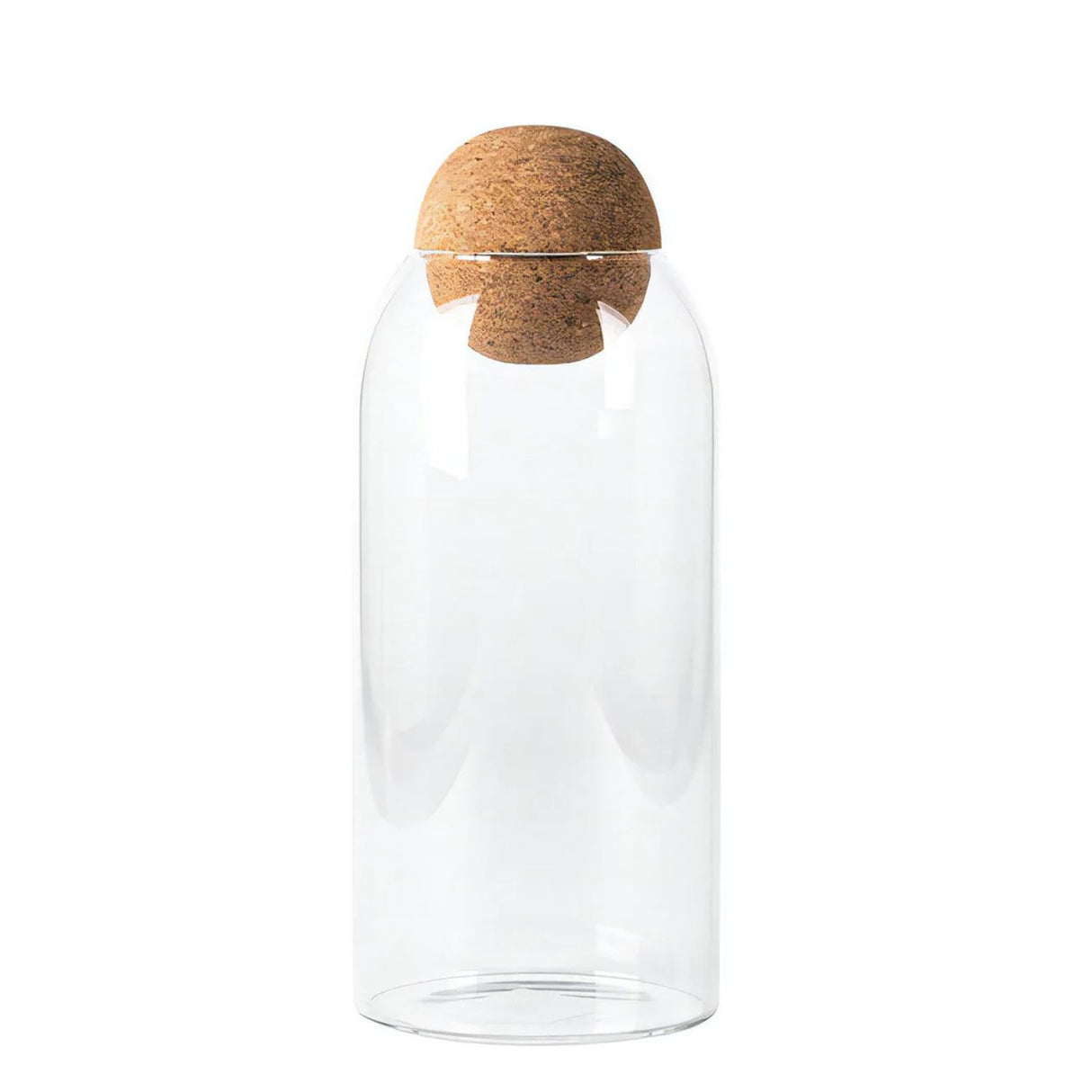 Botella Frasco Contenedor 570mL Vidrio 10cm Con Tapa Corcho. Ideal para conservar tus bebidas y alimentos frescos. ¡Compra ahora y organiza tu cocina!-2