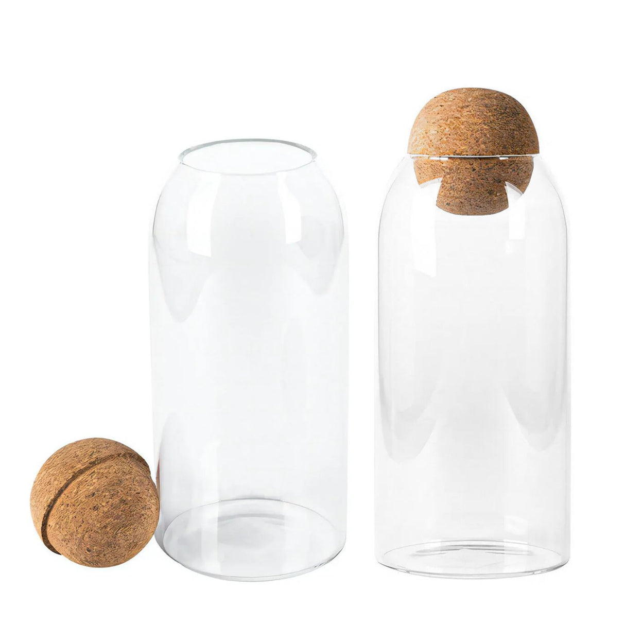 Set 2 Botellas Frascos Contenedor 570mL Vidrio 10cm Tapa. Perfectas para almacenar y conservar tus alimentos. ¡Compra ahora y organiza tu cocina!-2