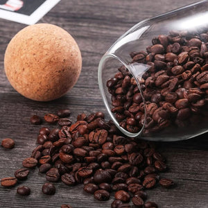 Set 3 Botellas Frascos Contenedor 880mL Vidrio 15cm Tapa Corcho. Perfectas para almacenar y decorar. ¡Compra ahora y organiza tu cocina con estilo!-2