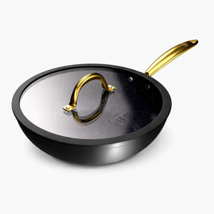 Sarten Wok 28 cm Golden Series Antiadherente Wens | Disparo.cl