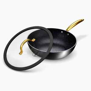 Sarten Wok 28 cm Golden Series Antiadherente Wens | Disparo.cl