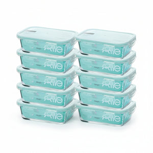 Set 10 Contenedores Hermeticos Rectangulares 750mL Allegra | Disparo.cl