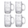 Set 4 Vasos Cerveceros Vikings de 480 Ml Shoperos Allegra