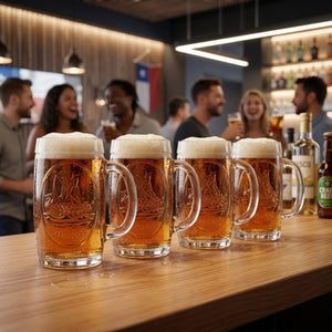 Set 4 Vasos Cerveceros Vikings de 480 Ml Shoperos Allegra imagen real