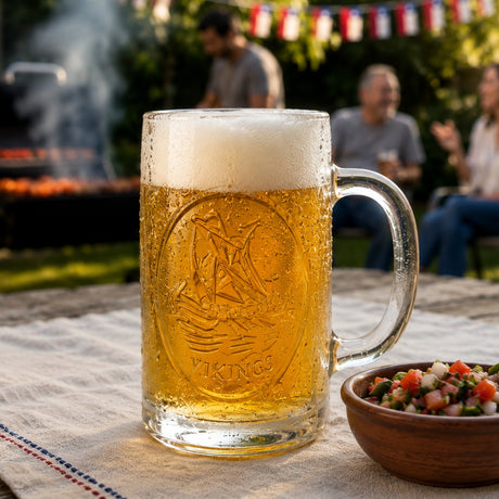 Set 4 Vasos Cerveceros Vikings de 480 Ml Shoperos Allegra imgen real