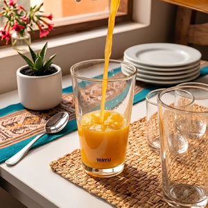 Set 4 Vasos de Vidrio 475 Ml Wayu imagen realista