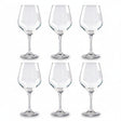 Set 6 Copas Vino Brunello 408 Ml Cristar fondo blanco