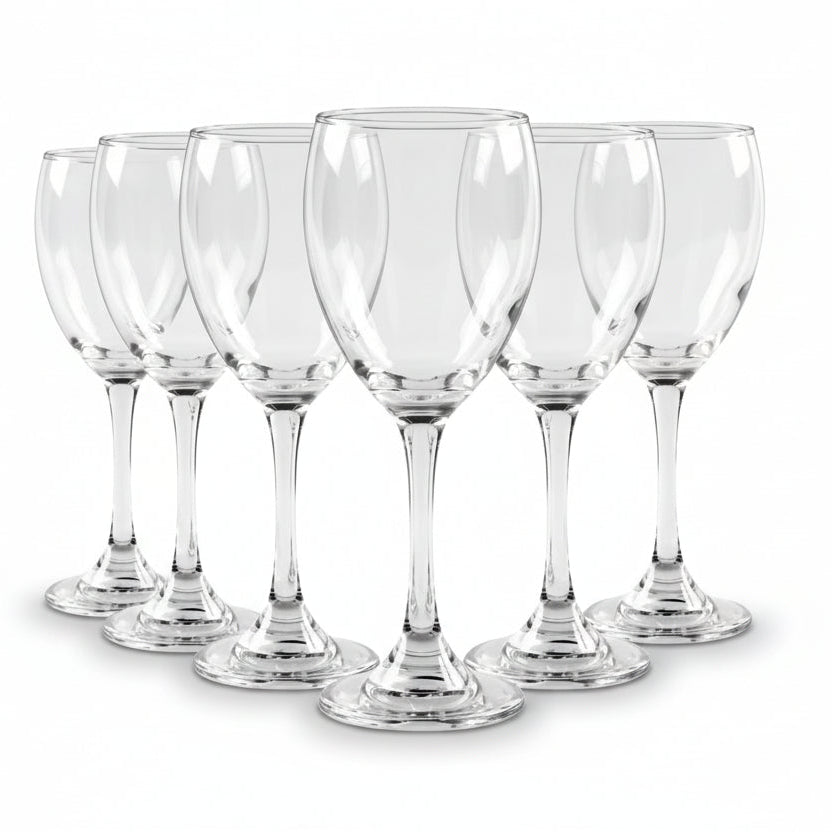 Set 6 Copas de Vino 300 Ml Versalles Cristar