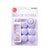 Set 6 Imanes de Pizarra Circulares 30mm Violeta fondo blanco| Disparo.cl