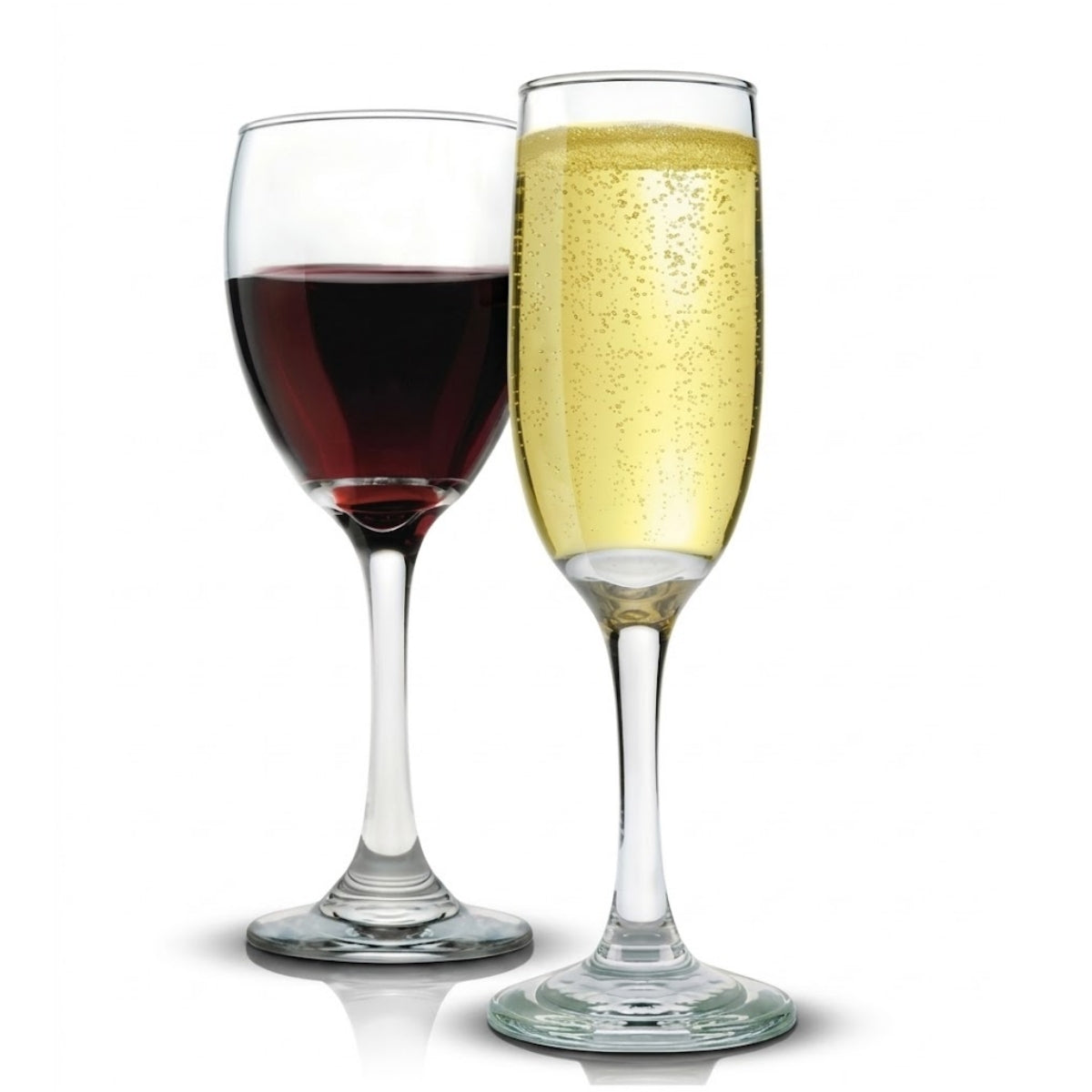 Set de 12 Copas Vino Champagne Versalles Cristar fondo blanco