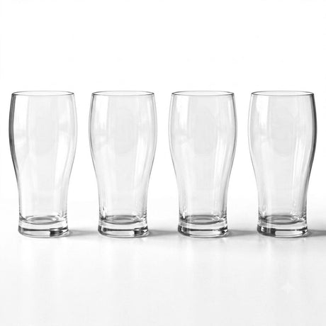 Set de 4 Vasos Cerveceros Amberes 560ml Allegra fondo blanco | Disparo.cl