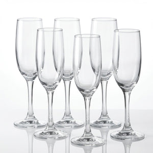 Set de 6 Copas Champagne 176 mL Versalles Cristar