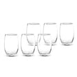 Set de 6 Vasos Mikonos de 460ml Cristar fondo blanco | Disparo.cl
