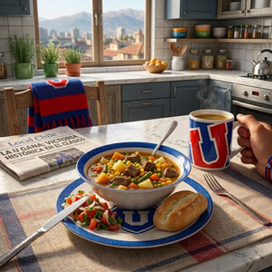 Set de Desayuno 3 Piezas Universidad de Chile imagen realista