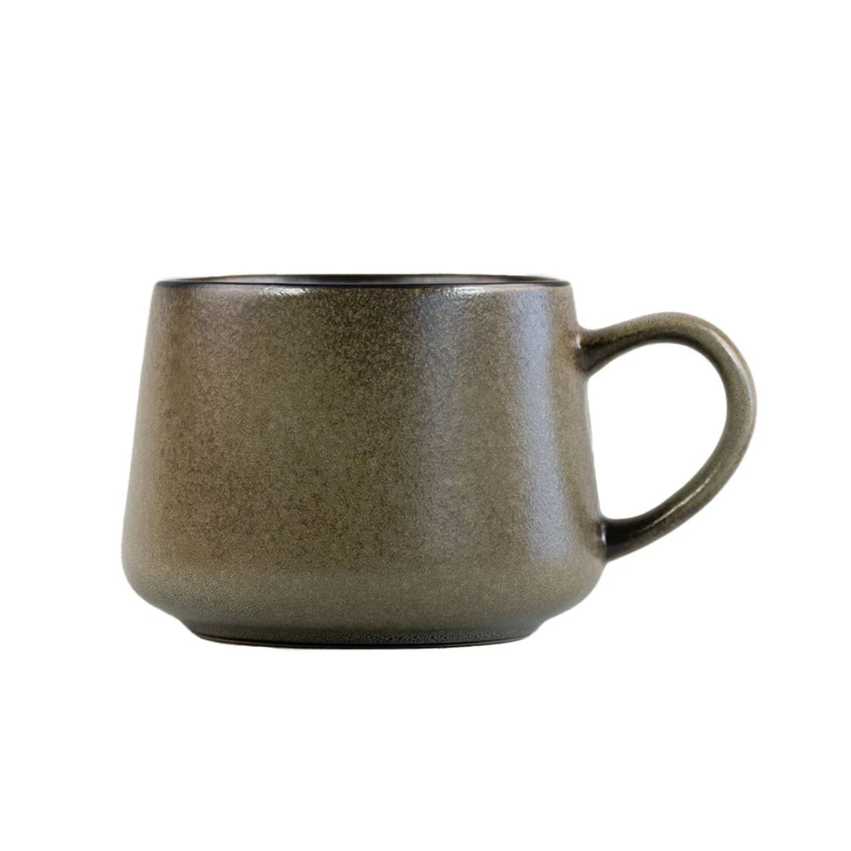 Mug Cerámica 350mL Gres Wayu Taza Café Diseño Rústico
