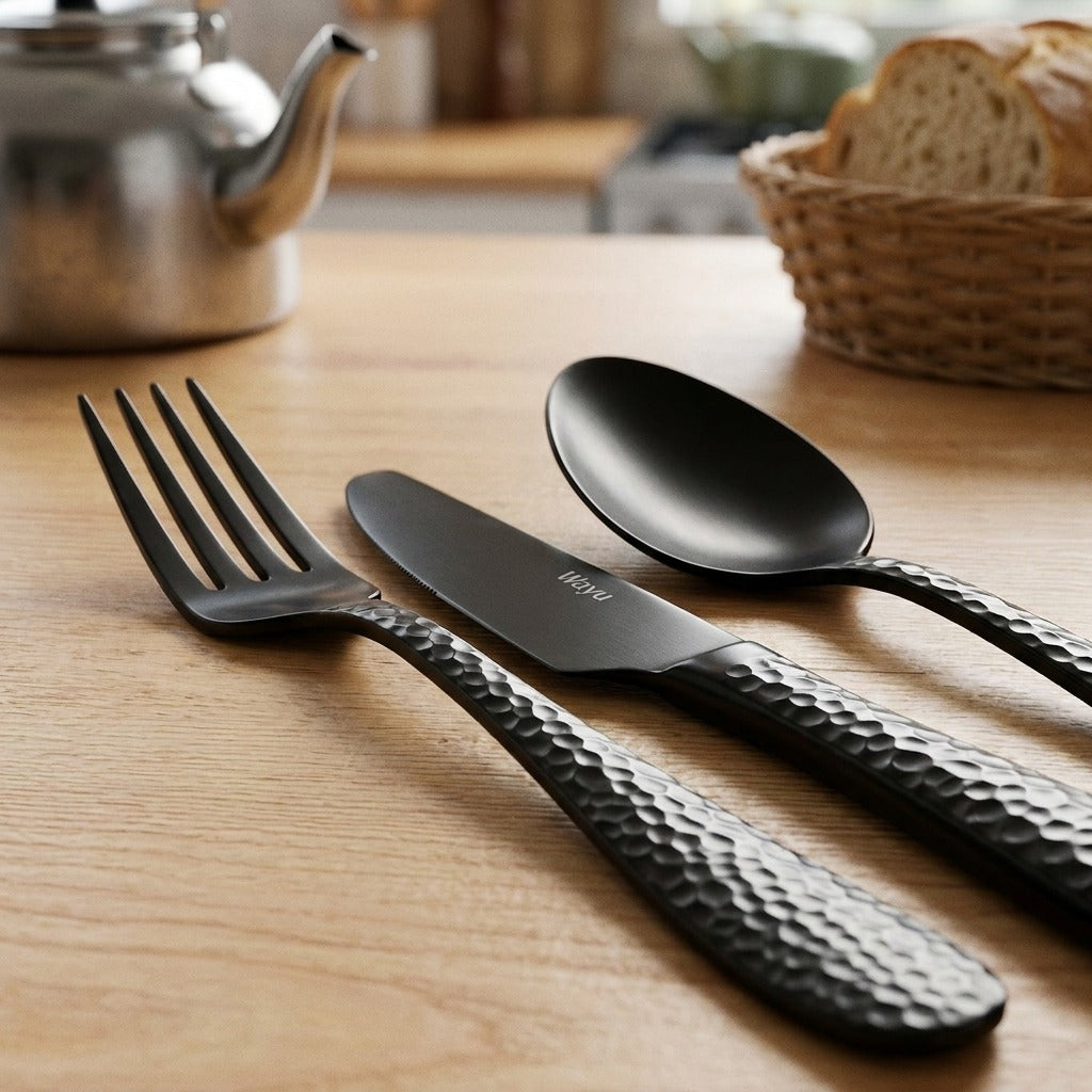 Set De Cubiertos 16 Piezas Hammer Wayu Elegante Comida