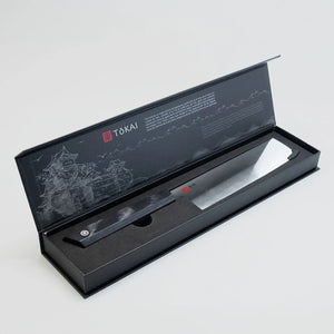 Cuchillo Nakiri Pakka Tokai 7 Pulgadas Acero Profesional