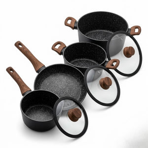 Set Bateria de Cocina Granite Keep 7 Piezas Ollas Sartenes
