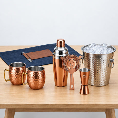 Set Completo Super Coctelería Premium 7 Piezas Cuiner Wayu
