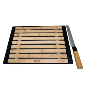 Set Tabla Cuchillo Sierra Pan Wayu Antimigas