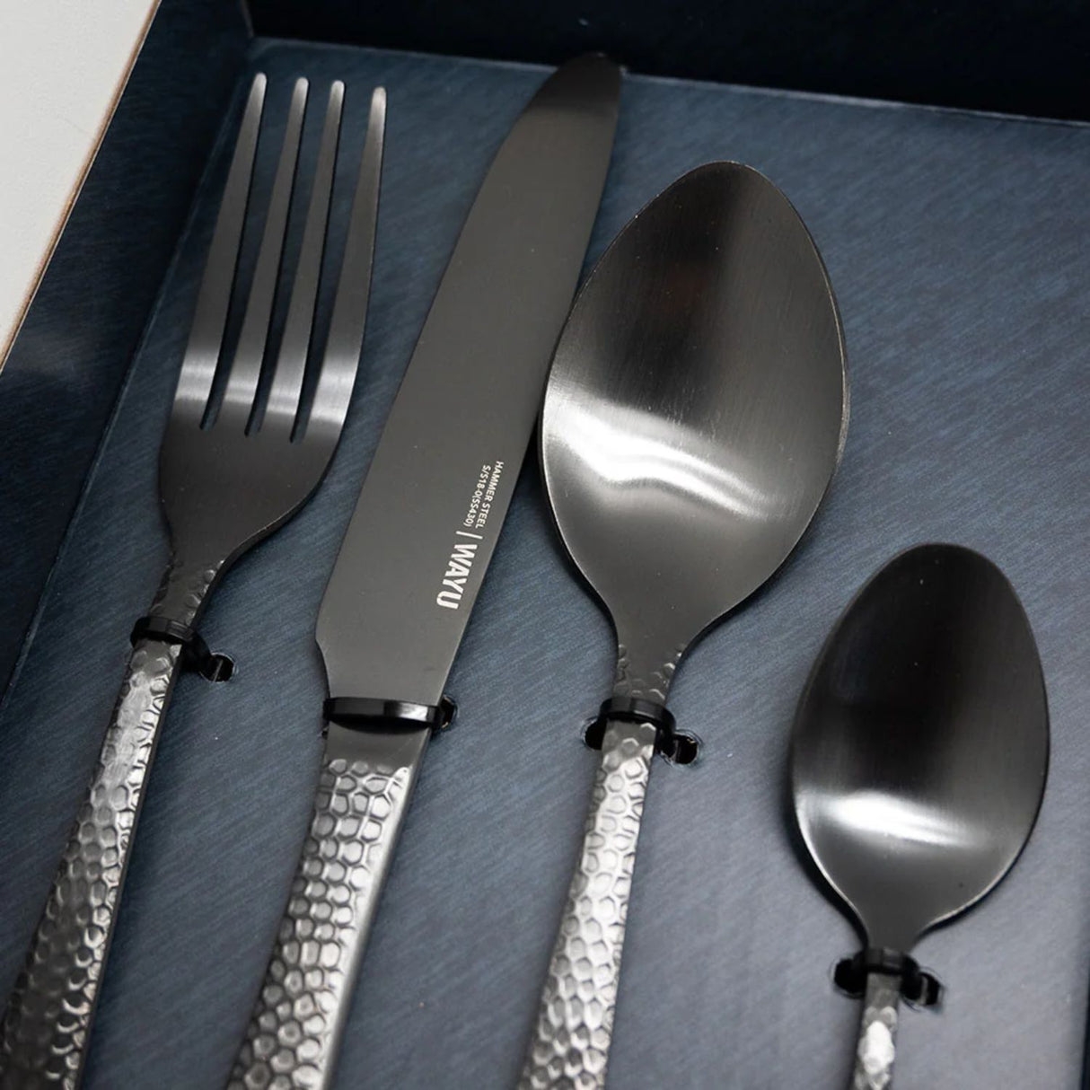 Set De Cubiertos 16 Piezas Hammer Wayu Elegante Comida