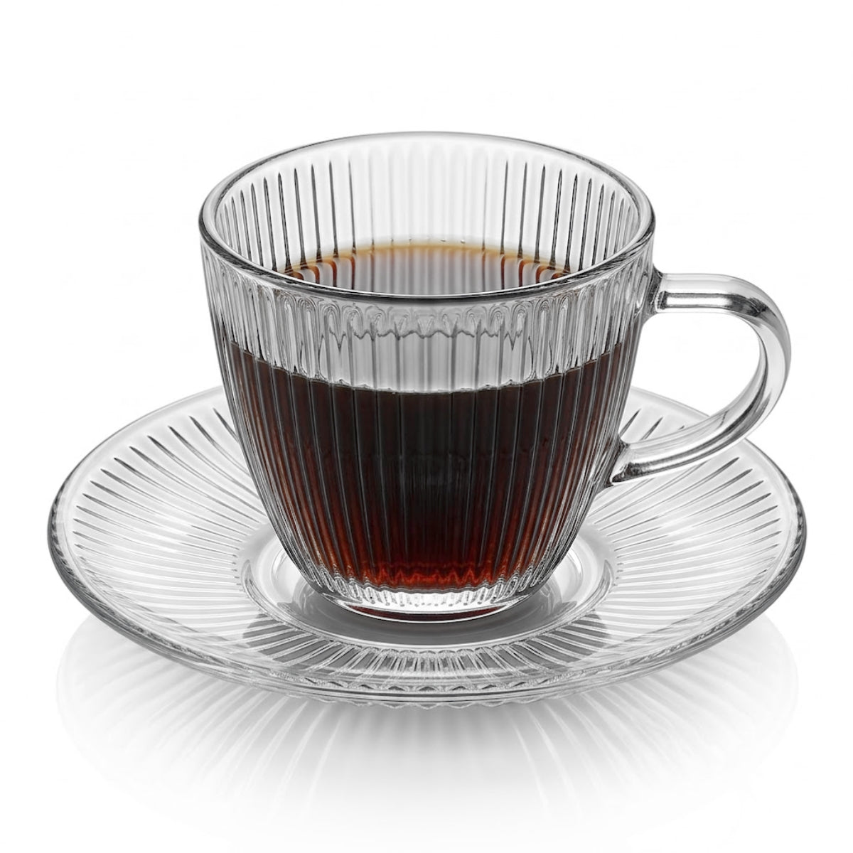 Taza con Platillo 110 ml Espresso Glasso