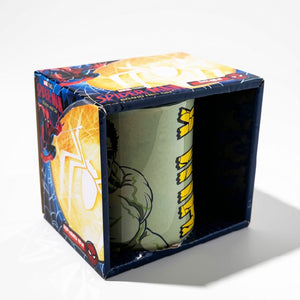 Tazon Hulk Ceramica 400ml Taza Infantil Coleccionable Marvel en caja
