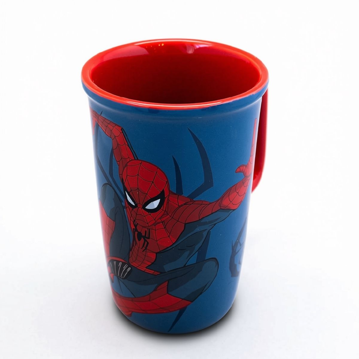 Tazon Retro Venti Spiderman Ceramica 550ml fondo blanco