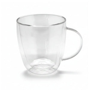 Tazon de Vidrio Doble Pared 470 ml Glasso